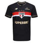 Jersey Sao Paulo Tricolor Third 25/26 - Preta - Fan version