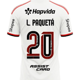 Flamengo 26/27 Away Jersey #20 PAQUETA - with Sponsors - Fan Version