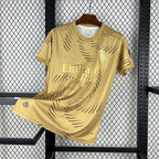 Real Madrid 2025/26 Training Gold Jersey (Slim Fit)