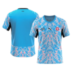 Switzerland Goalkeeper Soccer Jersey World Cup 2026 Blue - Fan Version