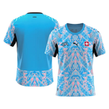Switzerland Goalkeeper Soccer Jersey World Cup 2026 Blue - Fan Version
