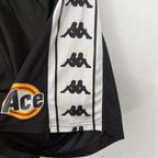 Short Vasco da Gama Retrô 2000 - Kappa Masculino - Preto e Branco