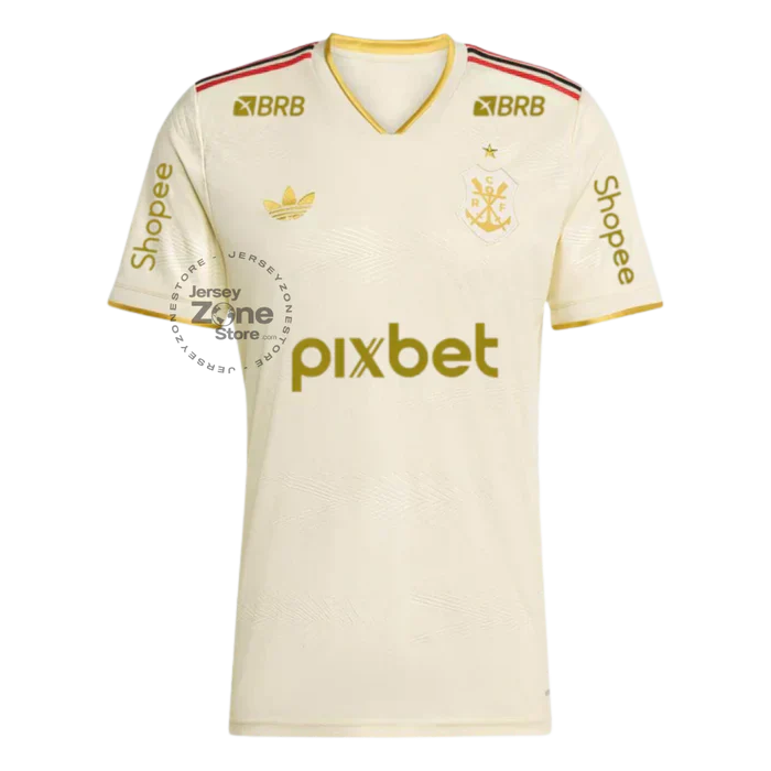 Manto Flamengo Jogo 3 2025/26 – Fan version All Sponsor #9 Pedro