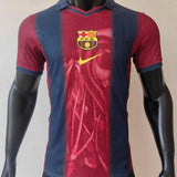 Cj X X FC Barcelona Retro 2000/01 Home Skeleton Player - Slim Fit