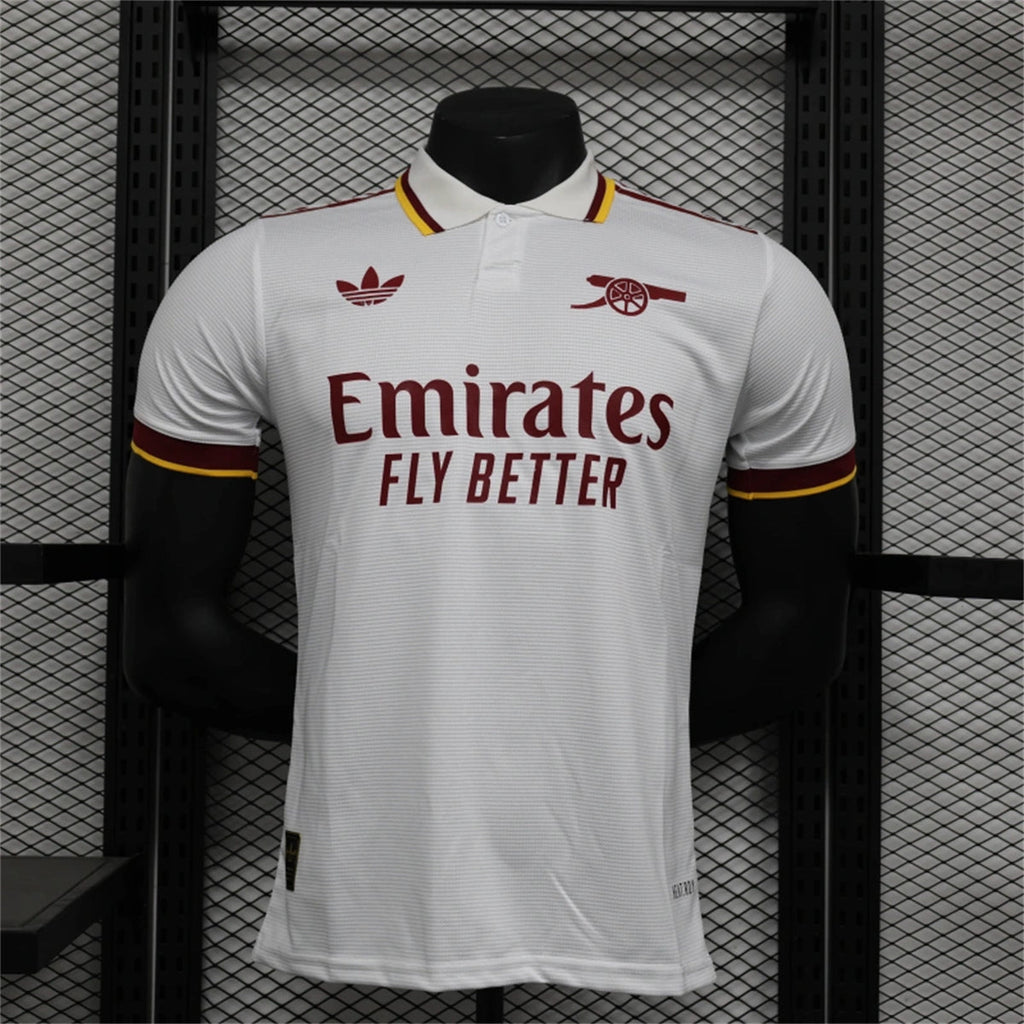 Arsenal 25/26 Special Edition Jersey - White - Player Version - Slim Fit