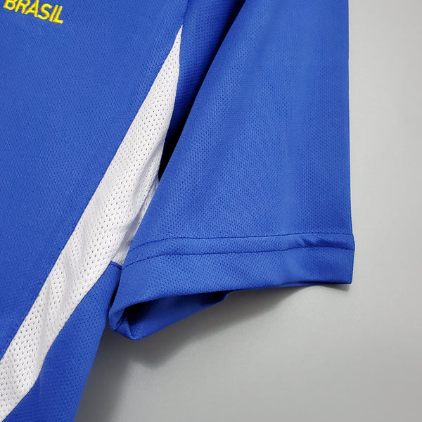 Brazil 2002 II Away Jersey - Retro Version