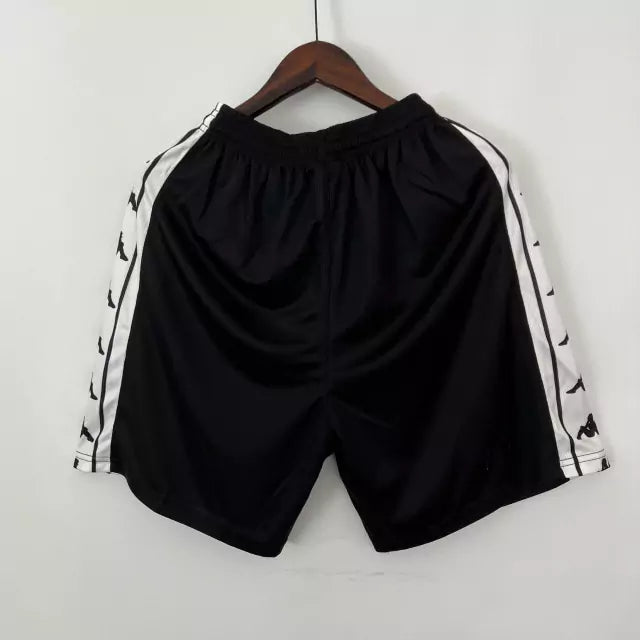Short Vasco da Gama Retrô 2000 - Kappa Masculino - Preto e Branco