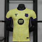 Barcelona 25/26 Special Edition Jersey - Yellow - Player Version - Slim Fit