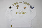 Real Madrid 2019/20 Jersey Long Sleeve Retro - Patch Champions