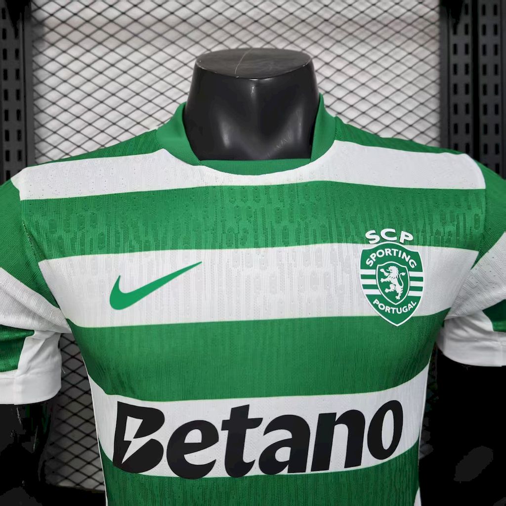 Sporting CP 2025/26 Home Jersey Player Version - Authentic Player [Slim Fit] Player [Slim Fit] Player [Slim Fit] Slim Fit