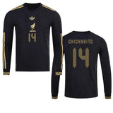 Mexico Chicharito 2025 Special Edition Long Sleeve Authentic Player [Slim Fit] Player Third Jersey by