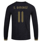 Mexico Santiago Giménez 2025 Special Edition Long Sleeve Authentic Player [Slim Fit] Player Third Jersey by