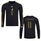 Mexico Santiago Giménez 2025 Special Edition Long Sleeve Authentic Player [Slim Fit] Player Third Jersey by