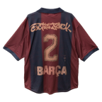 CJ x  x Barcelona Retro 2000/01 Home Skeleton jersey