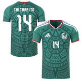 Mexico Home Chicharito 14 Authentic Player [Slim Fit] Player Shirt 2026 World Cup