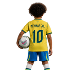 Brazil World Cup 2026 Kit Kids Neymar Jr. #10