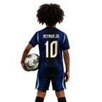 Brazil Away 2026 World Cup Neymar Jr. #10 - Kit Kids Brasil