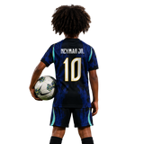 Brazil Away 2026 World Cup Neymar Jr. #10 - Kit Kids Brasil