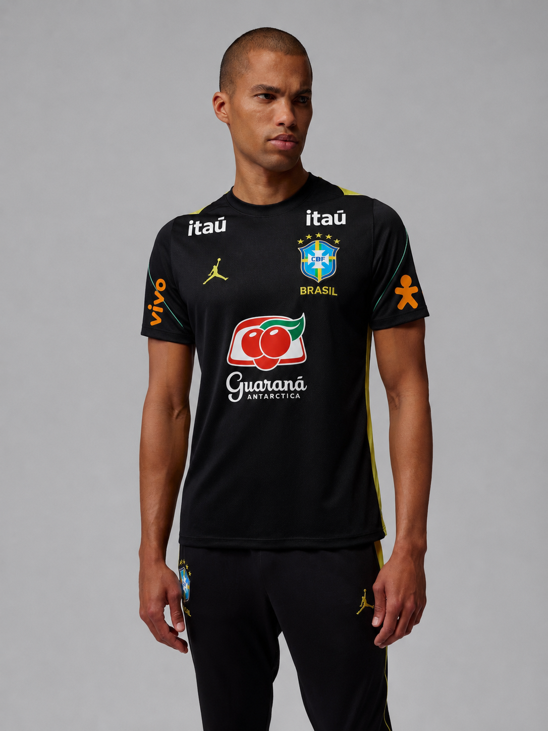 Brazil Training Black 2026 Jordan - Player [Slim Fit ]