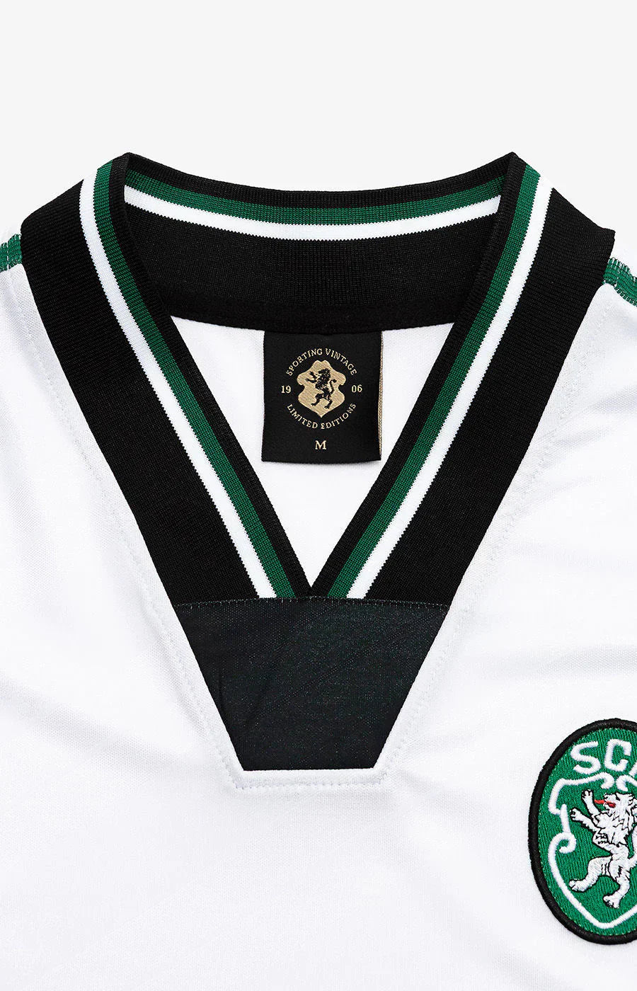 Camisola SPORTING VINTAGE retrô branca ANOS 90 - 2025/26 [pré venda: 11 a 22 dias úteis]