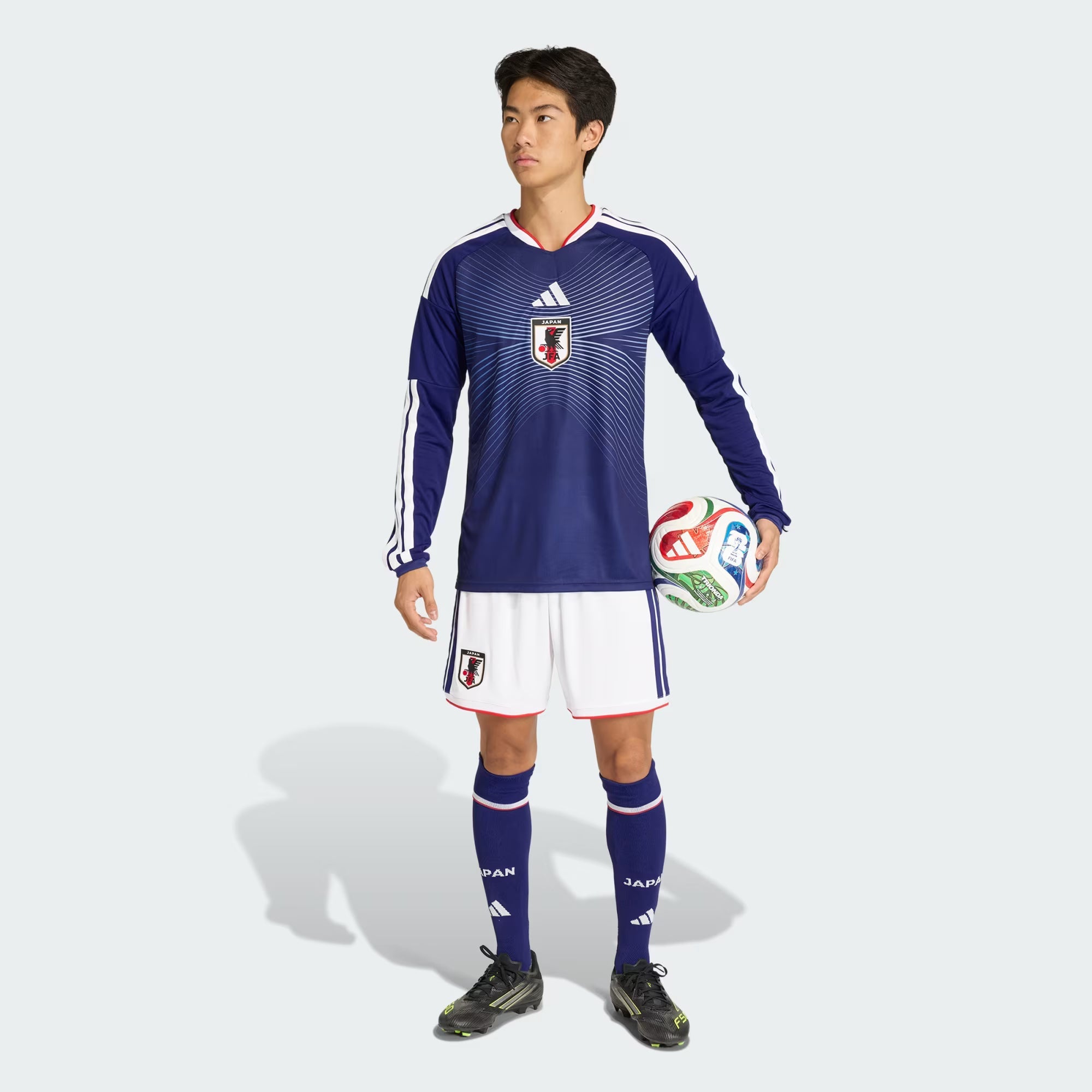Japan 26 Home Long Sleeve Jersey - Fan Version