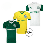 Palmeiras Home, Away e Third 2025/26 - Kit 3 - Fan Version