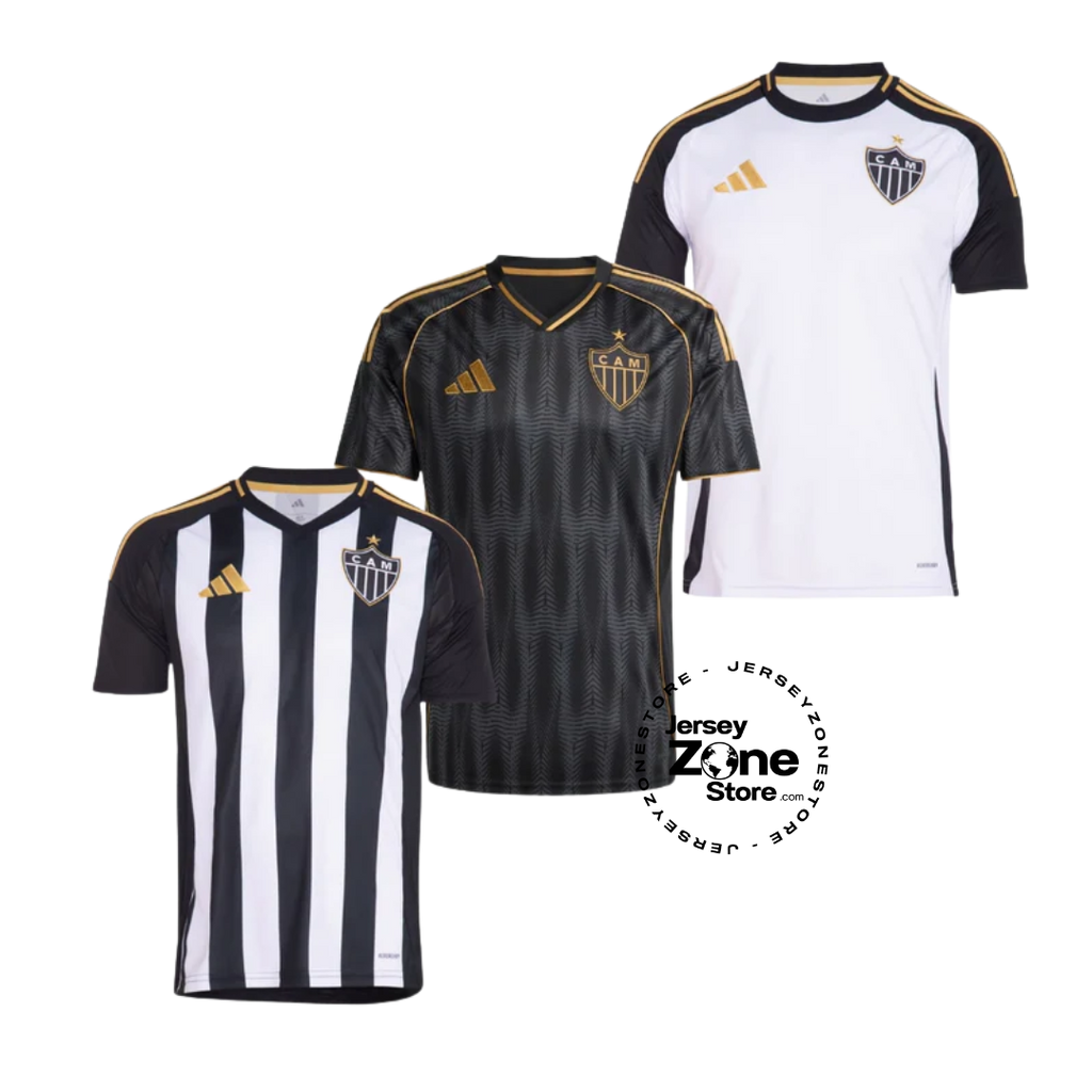 Atletico Mineiro Home, Away e Third 2025/26 - Kit 3 - Fan Version