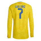 Luis Diaz Long Sleeve Colombia Home - Fan Version World Cup 2026