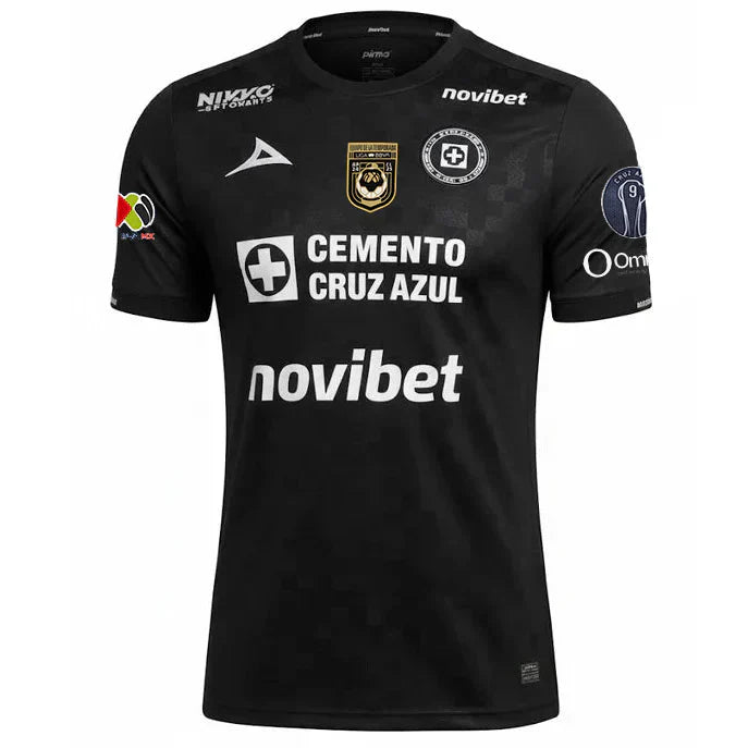 Cruz Azul Third Fan Jersey 2025/26 w/ Champions 9 + BBVA