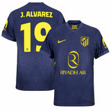 Atlético Madrid Julián Alvarez 19 Away Authentic Player [Slim Fit] Player [Slim Fit] Player [Slim Fit] Player 2025/26
