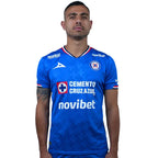 Cruz Azul Home Fan Jersey 2025/26 w/ Champions 9 + BBVA 25/26