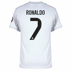 Real Madrid Ronaldo 7 Home Fan Jersey 2025/26 FIFA Intercontinental Champions Patch
