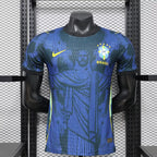 Brazil 2026 Dark Blue Jesus Version Player [Slim Fit]