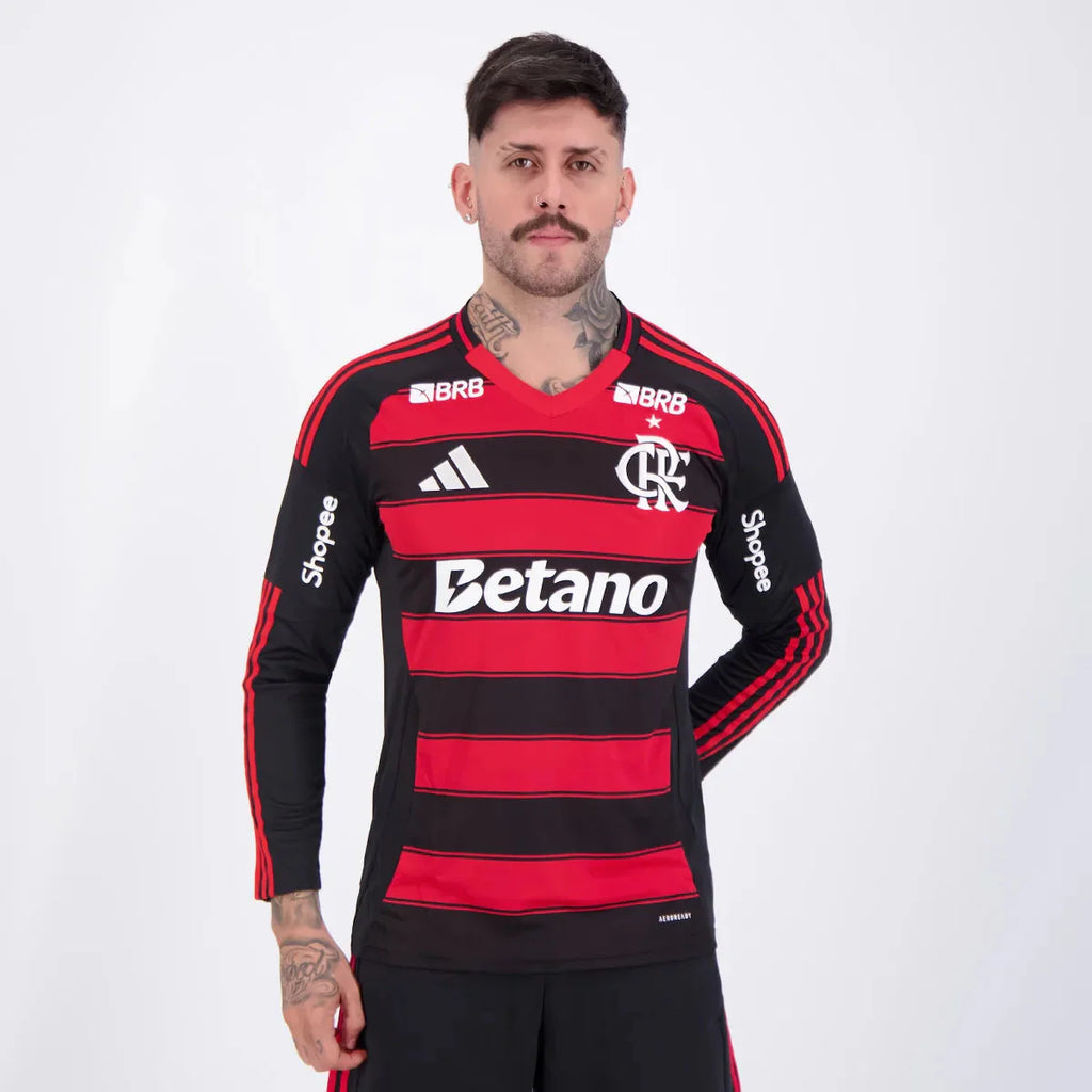 Jersey Long Sleeve Flamengo 2025/26 I All Sponsor