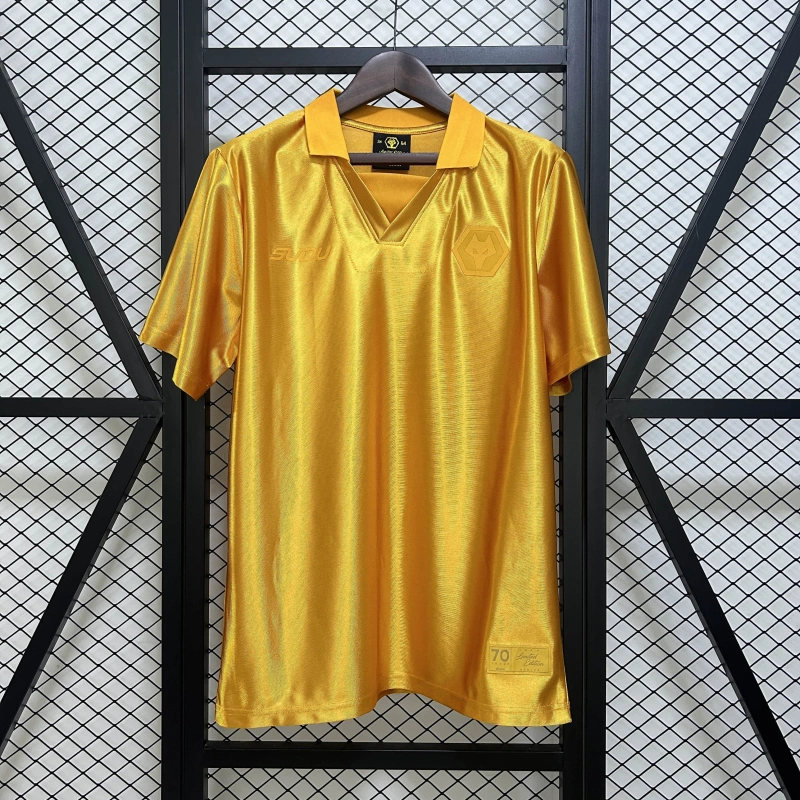 Wolverhampton 25/26 70th Anniversary Edition Jersey - Fan Version