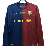 Barcelona 08/09 I Home Jersey - Long Sleeve Retro Version