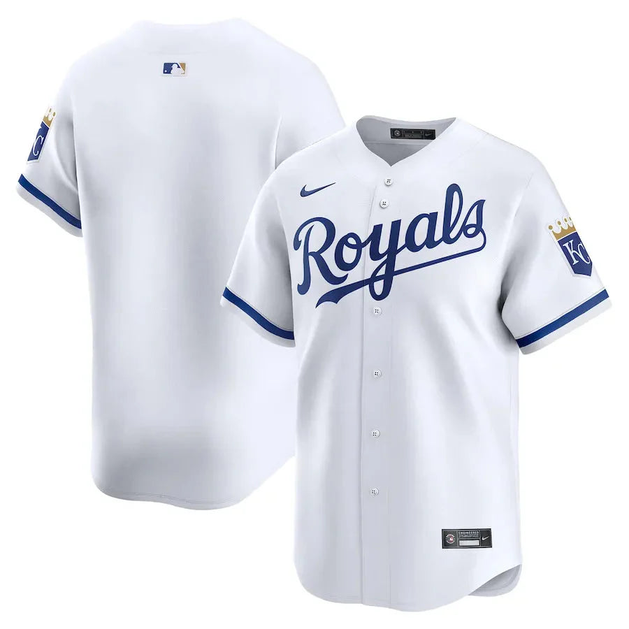 Jersey MLB Kansas City Royals White Home Torcedor Masculina Branca
