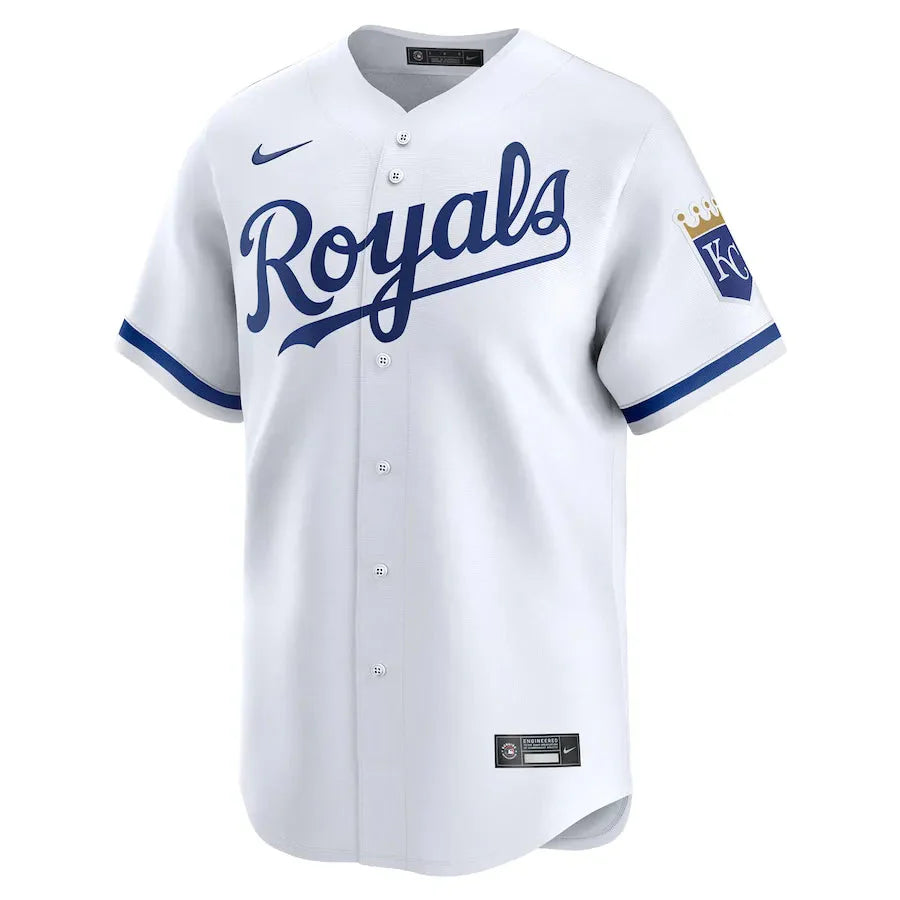 Jersey MLB Kansas City Royals White Home Torcedor Masculina Branca