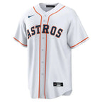 Jersey MLB Houston Astros White Home Torcedor Masculina Branca