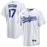 Jersey MLB Los Angeles Dodgers I Torcedor Masculina Branca Shohei Ohtani 17