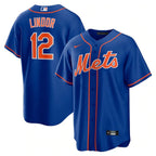 Jersey MLB New York Mets II Torcedor Masculina Azul Francisco Lindor 12