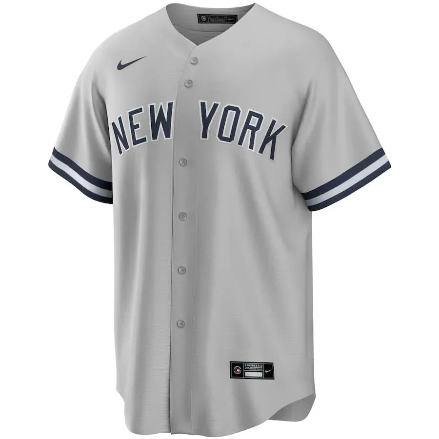 Jersey MLB New York Yankees II Torcedor Masculina Cinza
