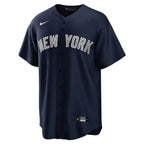 Jersey MLB New York Yankees Alternativa Torcedor Masculina Azul Marinho Aaron Judge 99