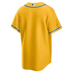 Jersey MLB Oakland Athletics Alternate Torcedor Masculina Amarela