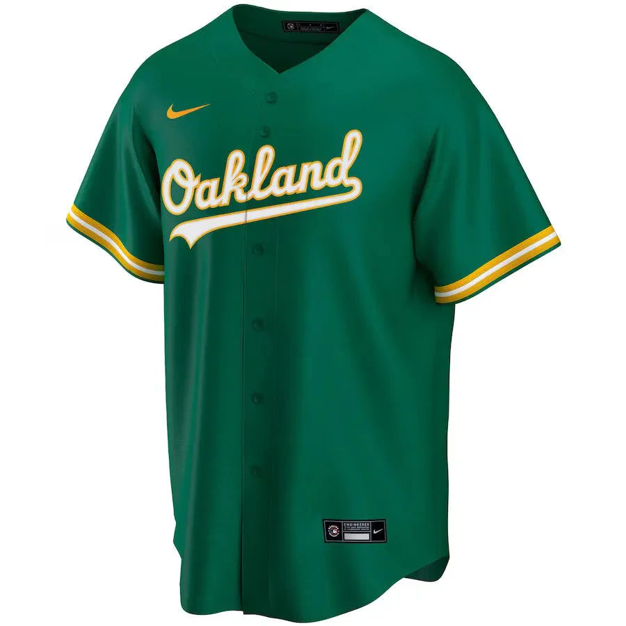 Jersey MLB Oakland Athletics Alternate Torcedor Masculina Verde