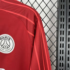 Paris Saint-Germain 2025/26 Red goalkeeper Long Sleeves Jersey