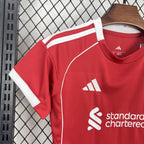 Liverpool 2025/26 Home Kids Kit