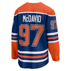Men's Edmonton Oilers Connor McDavid Royal Home Breakaway Jersey
