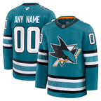 San Jose Sharks Macklin Celebrini Fanatics Teal Home Breakaway Jersey