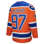 Men's Mitchell & Ness Connor McDavid Orange Edmonton Oilers Power